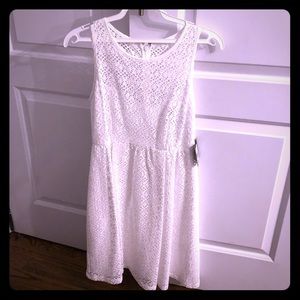 Nanette Lapore white empire dress size 4